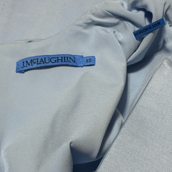 🔥🔥🔥J. McLaughlin Blue Alicia Midi Dress Sleeveless Crew Neck Size: XS🔥🔥🔥 - Picture 2 of 9